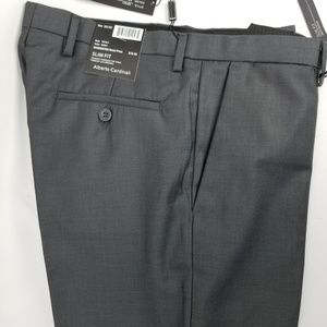 Alberto Cardinali Slim Dress Pants Gray Size 30/30